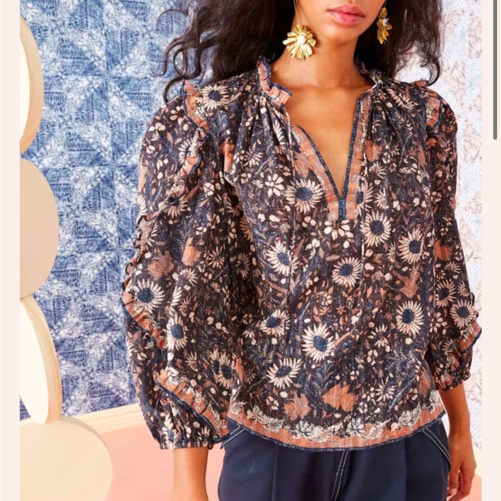 Ulla Johnson Manet blouse Obsidian